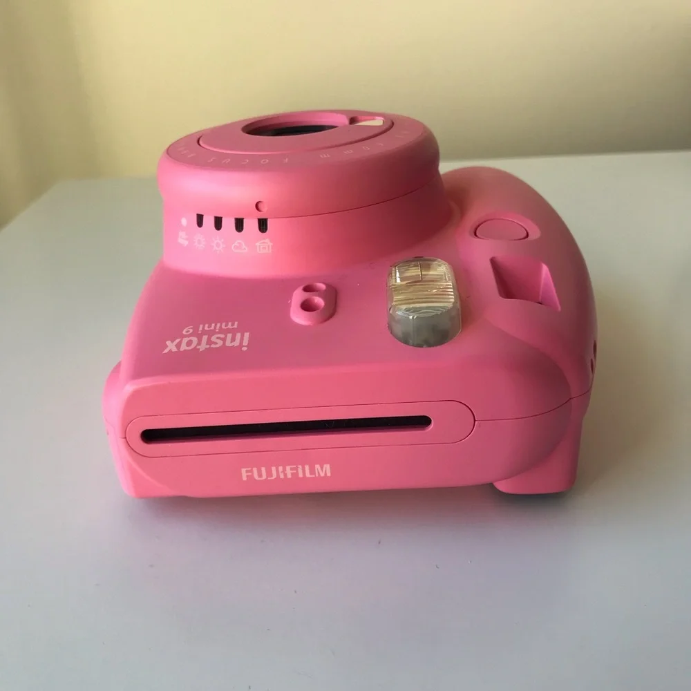 Fujifilm Instax Mini 9 Instant Camera, Flamingo Pink
